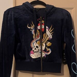 Ed Hardy cropped Jacket NWT size S